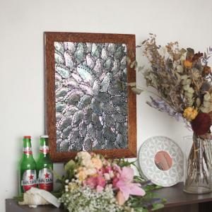 アートパネル アジアン アートフレーム 額縁 ...の詳細画像2