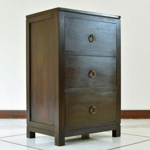 チェスト アジアン家具 チーク無垢材 おしゃれ 3列×2段 幅126 木製 棚