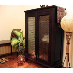 アジアン家具 棚 4段 無垢材 おしゃれ ボート型ラック 木製 バリ