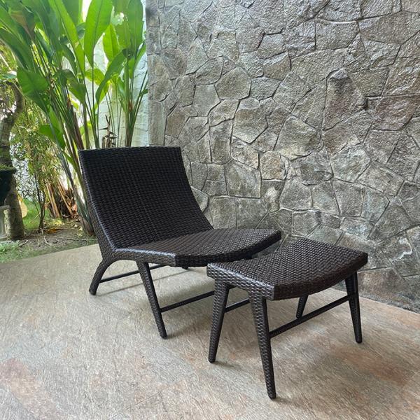 ラタン調 スツール オットマン チェア 椅子 屋外家具 アジアン バリ リゾート アジアン家具［tu...