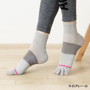 5本指 ランニングソックス 足底滑り止め付 ミ...の詳細画像3