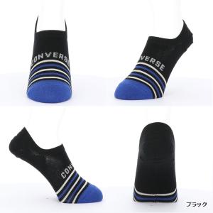 コンバース メンズ フットカバー 足先ボーダー...の詳細画像1