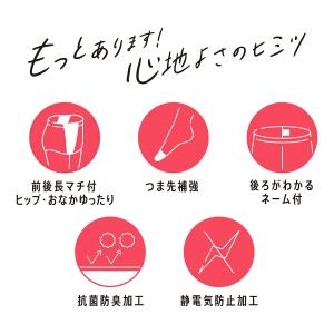 (3足セット)満足 伝線しにくい 美しく心地い...の詳細画像2