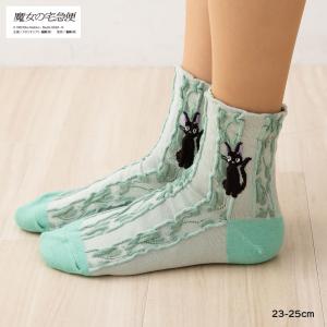 魔女の宅急便 ジジ フロート柄 クルーソックス...の詳細画像1