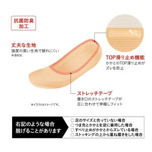 3足セット 脱げないサブリナ フットカバー 深...の詳細画像1