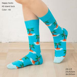 HappySocks HS アイランド ソックス (色番号65)(23-25.5cm・26-29.5cm) 靴下 国内正規品 ハッピーソックス Island Sock｜lops