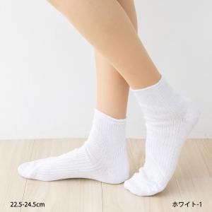 綿100% ロークルーソックス 全6色 日本製...の詳細画像3