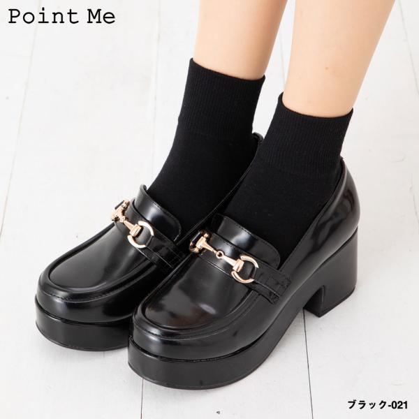 (3点購入で送料無料) (定番) Point Me 無地 ショートソックス (23-25cm)(日本...
