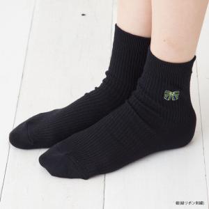 (3点購入で送料無料) スクールソックス リボ...の詳細画像1