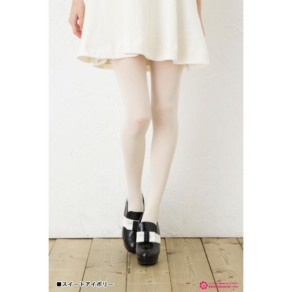 MORE 60デニール カラータイツ M-L (全10色)(日本製)  シアータイツ レディース