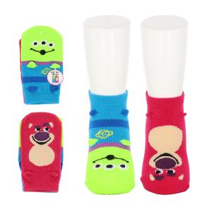 キッズ16-19cm ロッツォ エイリアン パペットソックス  スニーカー丈 子供用 靴下 トイストーリー wi-dgk-79-2005 D1PK｜靴下専門店LOPS