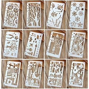 図面テンプレート ステンシル 描画ツール 塗り絵 製図用品 日記 手帳用 教育用 絵画学習 Diy定規 子供たちに しもやな商店 通販 Yahoo ショッピング