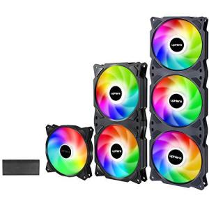 Uphere5v Argb Led Pcケースファン Aura Sync対応 Pwm 3本1セット 1mmファンx1基 1mmファン X2基 1mmファンx3基 しもやな商店 通販 Yahoo ショッピング