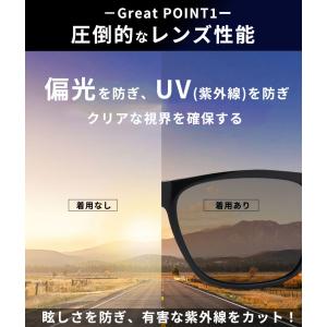 サングラス メンズ 偏光 偏光サングラス 軽量...の詳細画像5