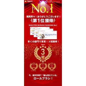 ヘアブラシ 豚毛 ロールブラシ 木製 カールブ...の詳細画像1