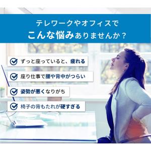 背もたれ クッション ランバーサポート 腰クッ...の詳細画像3