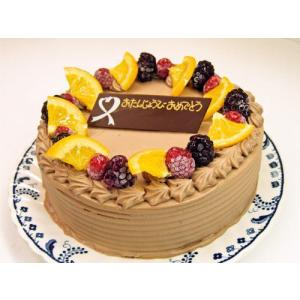 誕生日ケーキ 生チョコ ホールケーキ 5号 デコレーション 高級クーベルチョコ使用