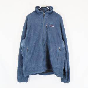 2000年代 patagonia パタゴニア レギュレーター R4 フリースジャケット 防寒 登山 アウトドア ネイビーブルー (メンズ XL) 中古 古着 N5517｜losantigua2016