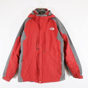 THE NORTH FACE ノースフェイス HYVENT マウンテンパーカー 防寒  防風  大きいサイズ  アウトドア レッド (メンズ XXL) 中古 古着 N6558｜losantigua2016