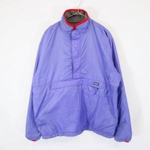 90年代 USA製 patagonia パタゴニア グリセードジャケット  リバーシブル 防寒  アウトドア パープル (メンズ M) 中古 古着 N6561｜losantigua2016