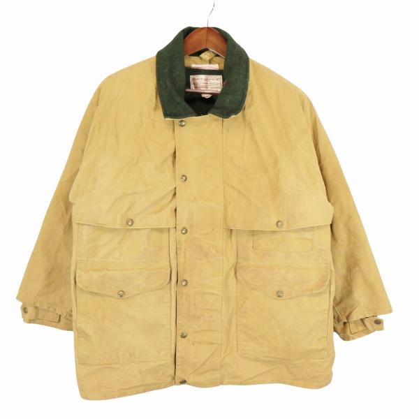 70年代 USA製 FILSON フィルソン オイルド ハンティングジャケット チンストラップ ベー...