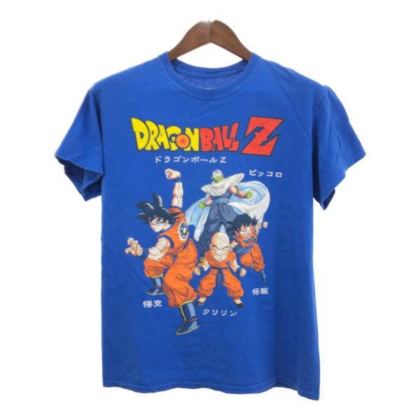 DRAGON BALL Z ドラゴンボールZ 半袖Ｔシャツ アニメT キャラクター ブルー (メンズ...