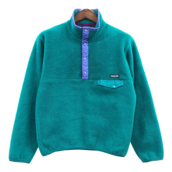 90年代 USA製 patagonia パタゴニア スナップT フリースジャケット アウトドア エメ...