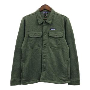 patagonia パタゴニア ベターセーター フリース シャツジャケット アウトドア ワンポイント オリーブ (メンズ L) 中古 古着 Q6709