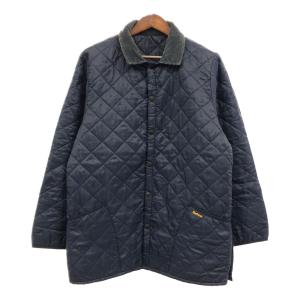 Barbour バブアー Polar Quilts ポーラーキルト ジャケット ネイビー (メンズ L) 中古 古着 Q6803