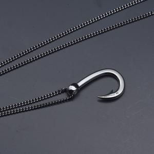 HOOKZ 釣り針ネックレス Sサイズ シルバ...の詳細画像2