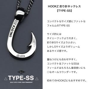 HOOKZ 釣り針ネックレスTYPE-SS シ...の詳細画像1