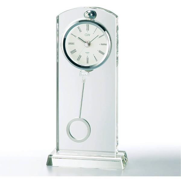 置き時計 グラスワークスナルミ セレナ ペンドラムクロック アナログ 振り子時計 インテリア時計 贈...