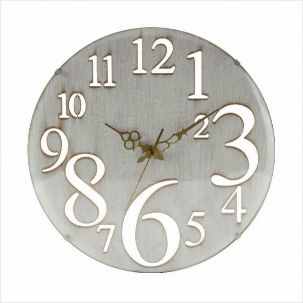 掛時計 レトロ Φ３２ｃｍ ＷＨ おしゃれ 壁掛け時計 インテリア時計