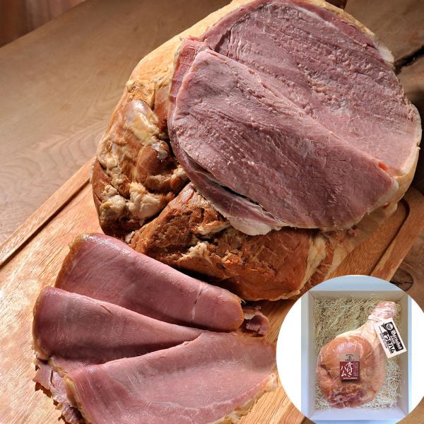 北海道 札幌バルナバフーズ でっかい骨付きハム 7kg 燻製 スモークハム もも肉 漫画肉 マンガ肉...