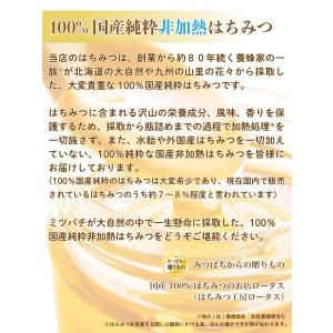 100%国産 純粋非加熱蜂蜜 アカシア蜂蜜 北海道産の詳細画像3