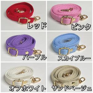 ショルダー ベルト 紐 細 ストラップ 金具ゴ...の詳細画像1
