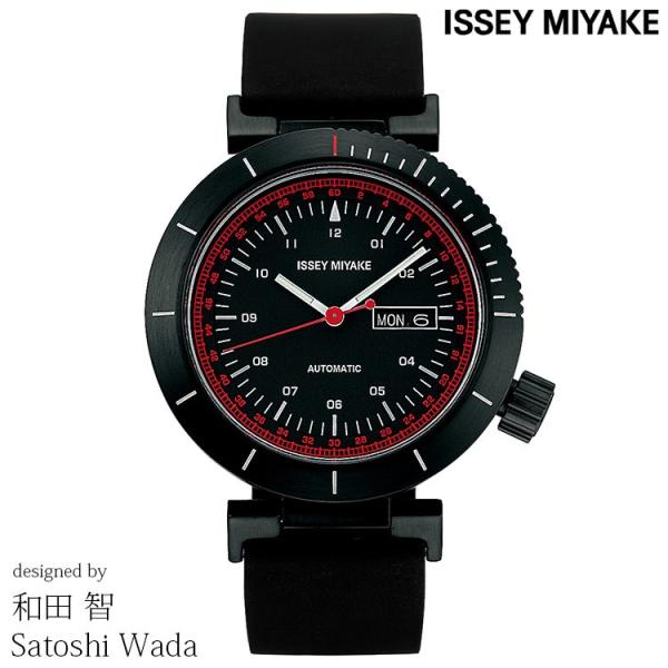 イッセイミヤケ W NYAE003 和田智 ブラック 腕時計 ISSEY MIYAKE ダブリュ S...