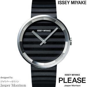 イッセイミヤケ PLEASE SILAAA01 ジャスパー・モリソン ブラック 腕時計 ISSEY MIYAKE Jasper Morrison プリーズ あすつく｜louiscollection-y