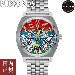 ニクソン タイムテラー A13412013-00 オールシルバー/ベアーズ/ローズ メンズ レディース 腕時計 NIXON Time Teller Grateful Deadの商品画像