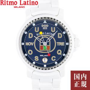 リトモラティーノミラノ カプリ D3DLW89SB ホワイト/ネイビー メンズ 腕時計 CAPRI/ボーナスストア10％! 300円クーポン5/15迄の商品画像