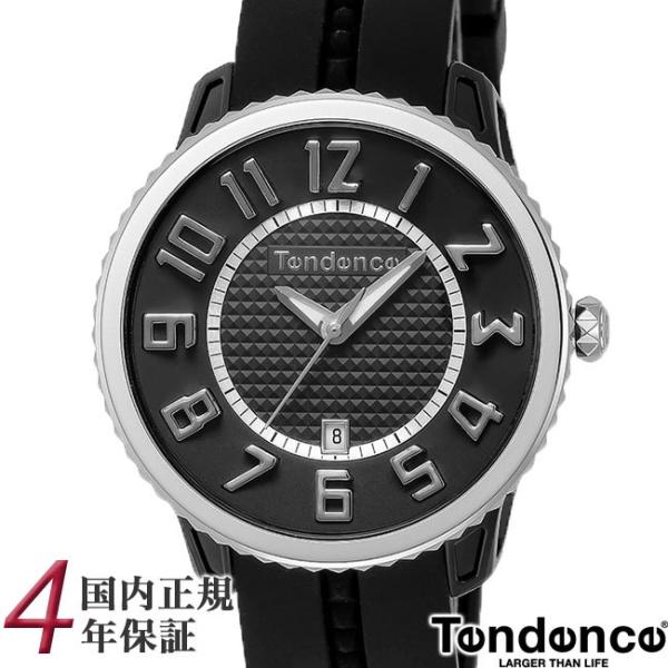 テンデンス ガリバー TY939001 ミディアム ブラック/シルバー メンズ レディース 腕時計 ...