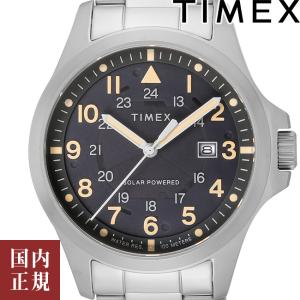 タイメックス エクスペディション TW2V41600 ノースフィールド41 ソーラー ブラック/シルバー メンズ 腕時計 TIMEX あすつく｜louiscollection-y