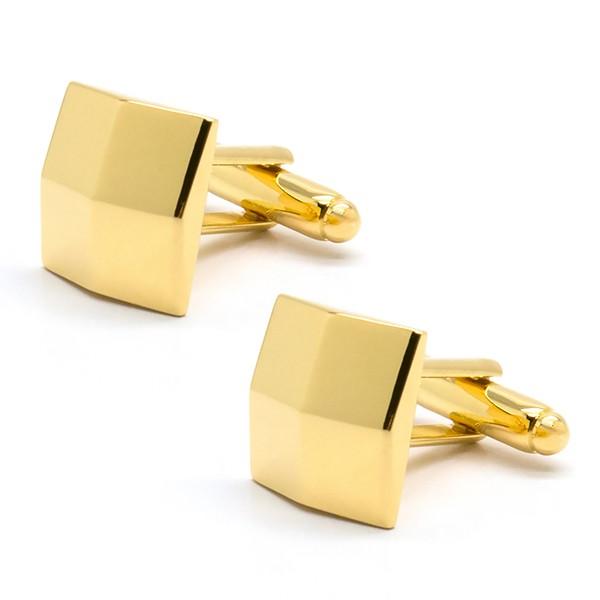 ルイファグラン   スクエア　カフス　Louis FAGLIN　　３D　１８K  ゴールド　カフスボ...
