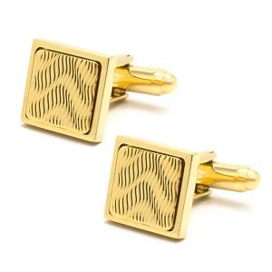 LOUIS FAGLIN（ルイファグラン） スクエア カフス 3D 18K ゴールド