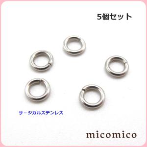 サージカルステンレス（316Lステンレス）Hoop5個セット〜3サイズ