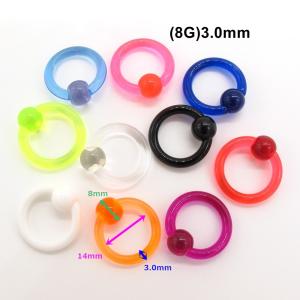 ボディピアス☆UVビーズリング(12G)2.0...の詳細画像3