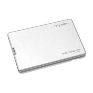 ドイツ エッシェンバッハ LEDライト付ルーペ 3倍 46x50mm 正規品 薄型 カードレンズ 携...