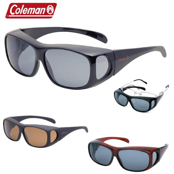 コールマン Coleman オーバーグラス メガネの上から掛けられる偏光サングラス UVカット 偏光...