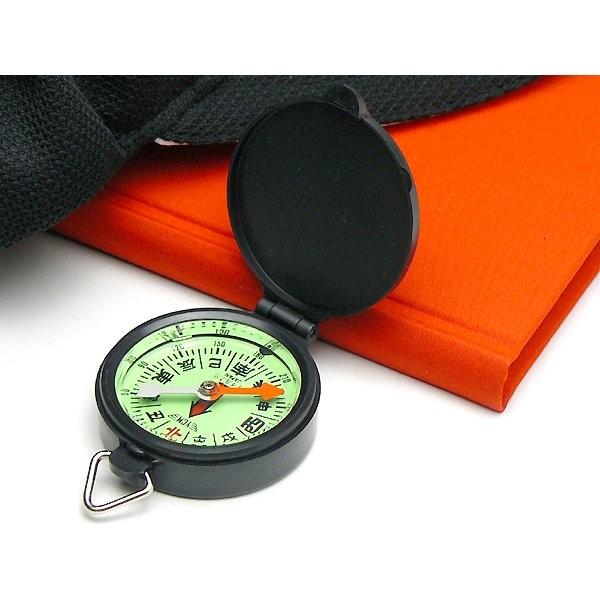 コンパス 方位磁石 日本製 方位磁針 オイルタイプ 和文字表示 干支入り 軽量 プラボディ 地図 マ...