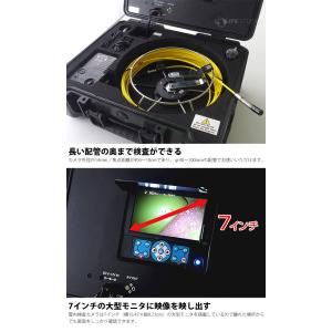 管内検査用カメラ Φ14mm 20m 工業用 ...の詳細画像2